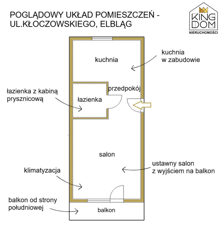 Elbląg 👑🏠 KINGDOM 🏠👑NIERUCHOMOŚCI BLISKO CIEBIE WYPOSAŻONA I