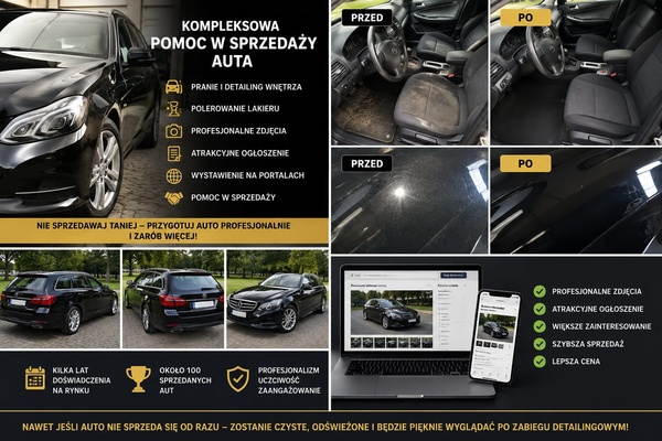 Elbląg KOMPLEKSOWA POMOC W SPRZEDAŻY AUTA