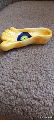 Elbląg Popielniczka w kształcie stopy. Stan jak nowa. Możliwy odbiór w Elblągu, Malborku, Nowym Stawie, Lisewie i