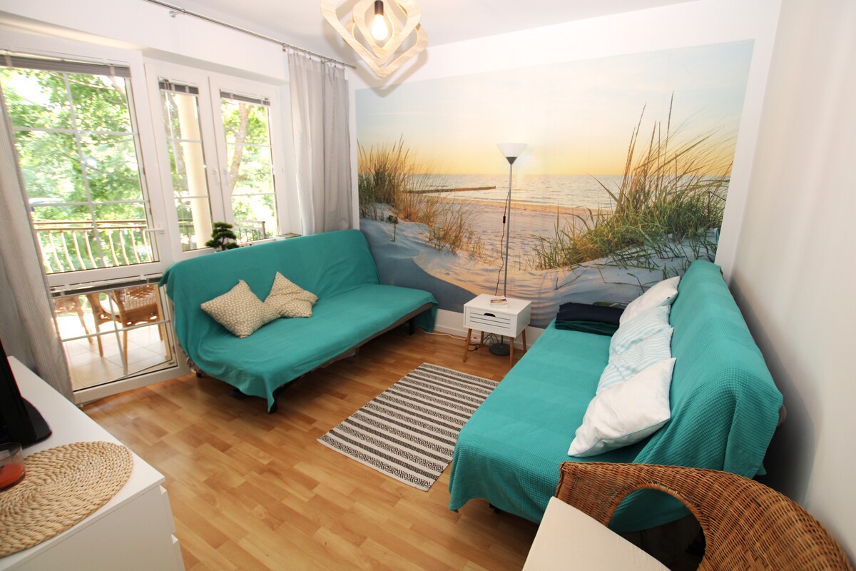Elbląg NIERUCHOMOŚCI ANNA KRASZEWSKA Apartament 2-pokojowy w Krynicy Morskiej 500 metrów od plaży ul.