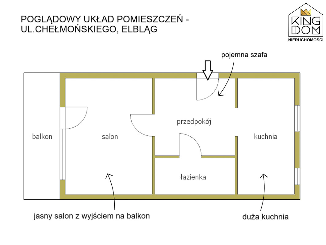 Elbląg 👑🏠 KINGDOM 🏠👑NIERUCHOMOŚCI BLISKO CIEBIE NA WYNAJEM