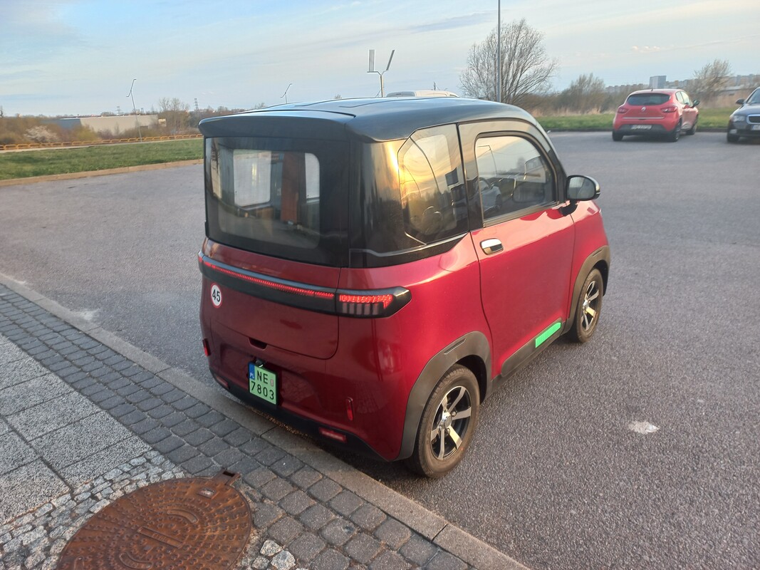Elbląg Sprzedam samochód elektryczny - czterokołowiec lekki - Yunlong Tuna / M5 rok produkcji 2024,pierwsza