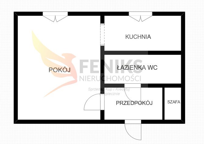 Elbląg FENIKS NIERUCHOMOŚCIPOLECA:KAWALERKA UL. RÓŻANACENA 229.000 ZŁ POWIERZCHNIA 26,32 M21 POKÓJIV