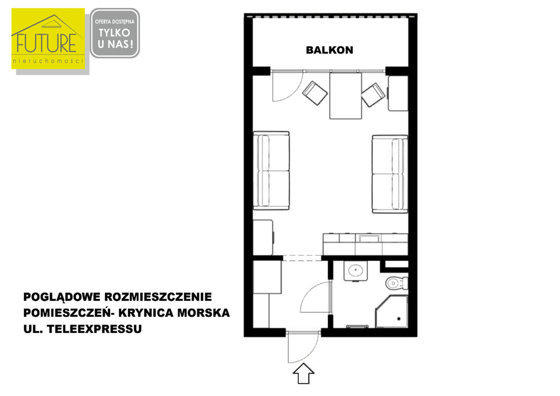Elbląg FUTURE NIERUCHOMOŚCISprzedam mieszkanie - Krynica Morska, Teleexpressu. OFERTA INWESTYCYJNAKOMFORTOWY