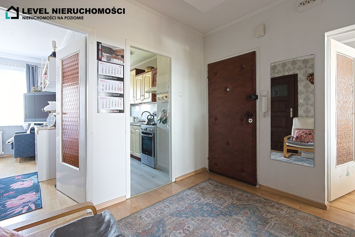 Elbląg LEVEL NIERUCHOMOŚCI Mieszkanie trzypokojowe z balkonem 57,10 m2ul. Leśmiana NIERUCHOMOŚCI NA POZIOMIE