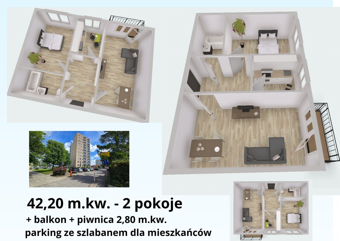 Elbląg Panoramiczny Widok, którego nie zasłoni żaden blok | 2 pokoje 42,20m. kw. - 10 piętroMetrohouse Elbląg | ul.