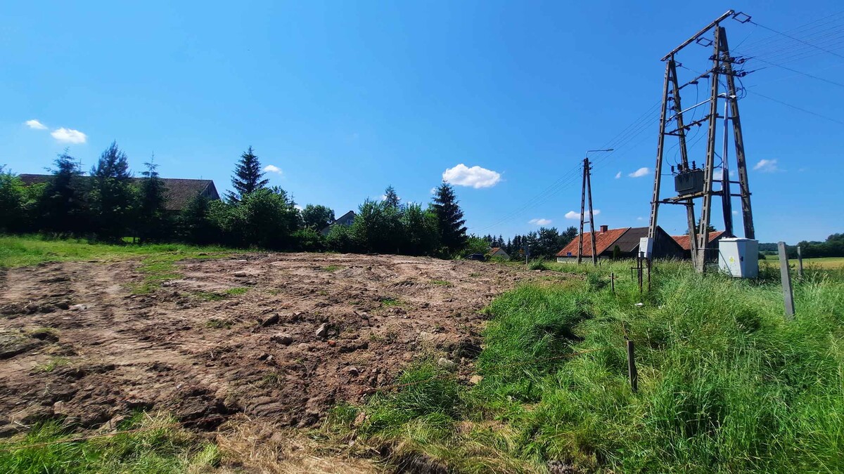 Elbląg SZULC & SZULC BIURO NIERUCHOMOŚCI NA SPRZEDAŻ Działka budowlana - Rychnowy, gmina MilejewoPowierzchnia: