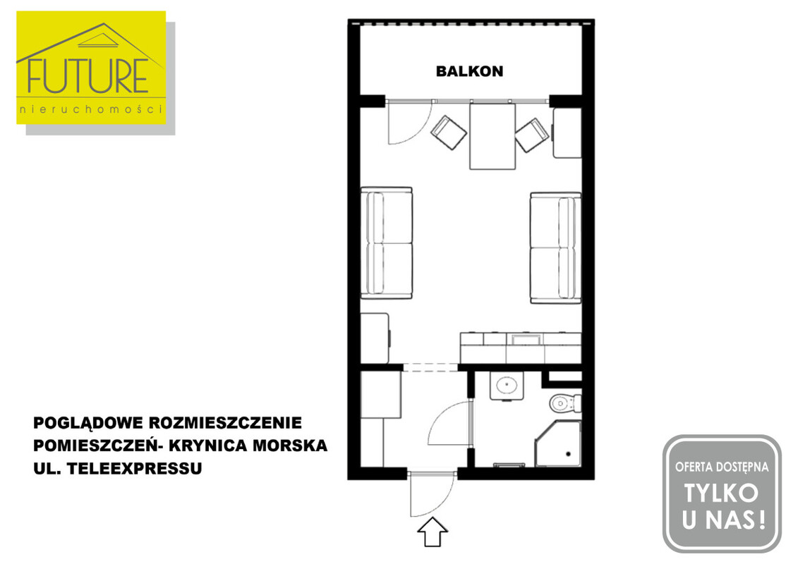 Elbląg FUTURE NIERUCHOMOŚCISprzedam apartament - Krynica Morska, Teleexpressu OFERTA INWESTYCYJNA KOMFORTOWY