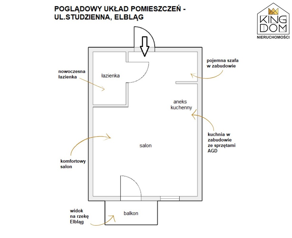 Elbląg 👑🏠 KINGDOM 🏠👑NIERUCHOMOŚCI BLISKO CIEBIE NA WYNAJEM