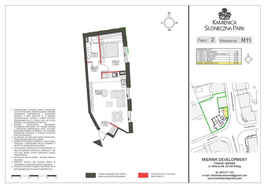 Elbląg AMERICAN HOMEBIURO NIERUCHOMOŚCIKAMIENICA SŁONECZNA PARK 42,49 m2 2 POKOJETO MY SPRZEDAJEMYNIERUCHOMOŚCI W TYM