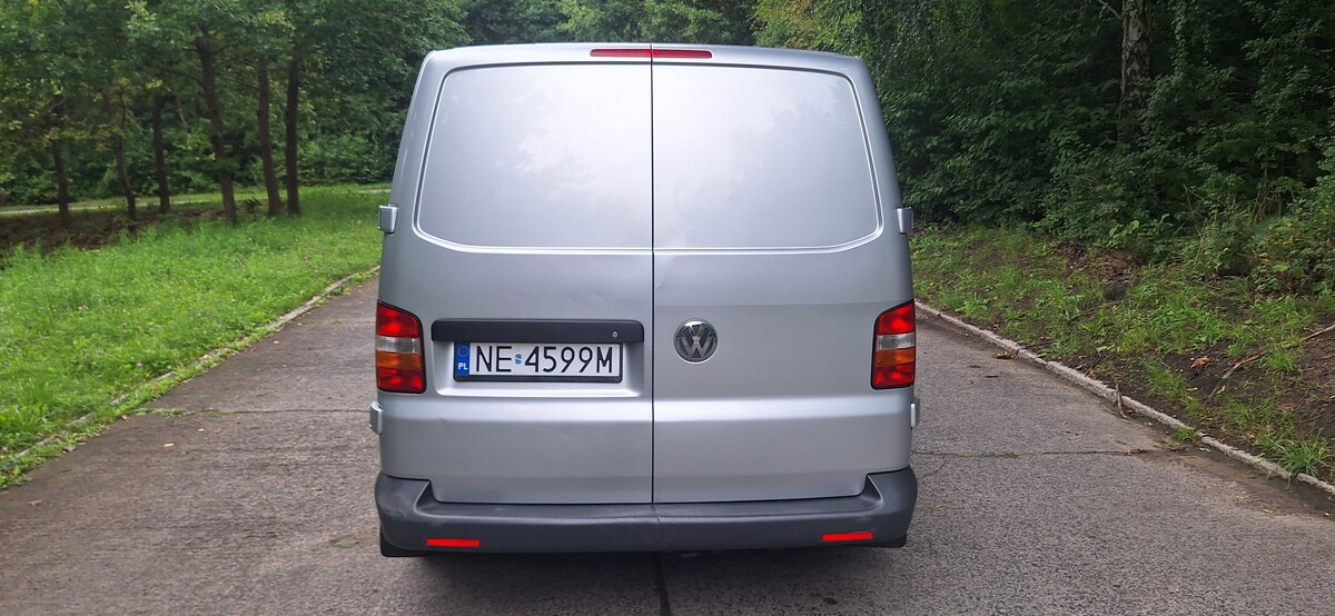 Elbląg Transporter VW T5 Benzyna 2,0 MPI Zabudowa warsztatowa bezwypadkowy 158 tys. km