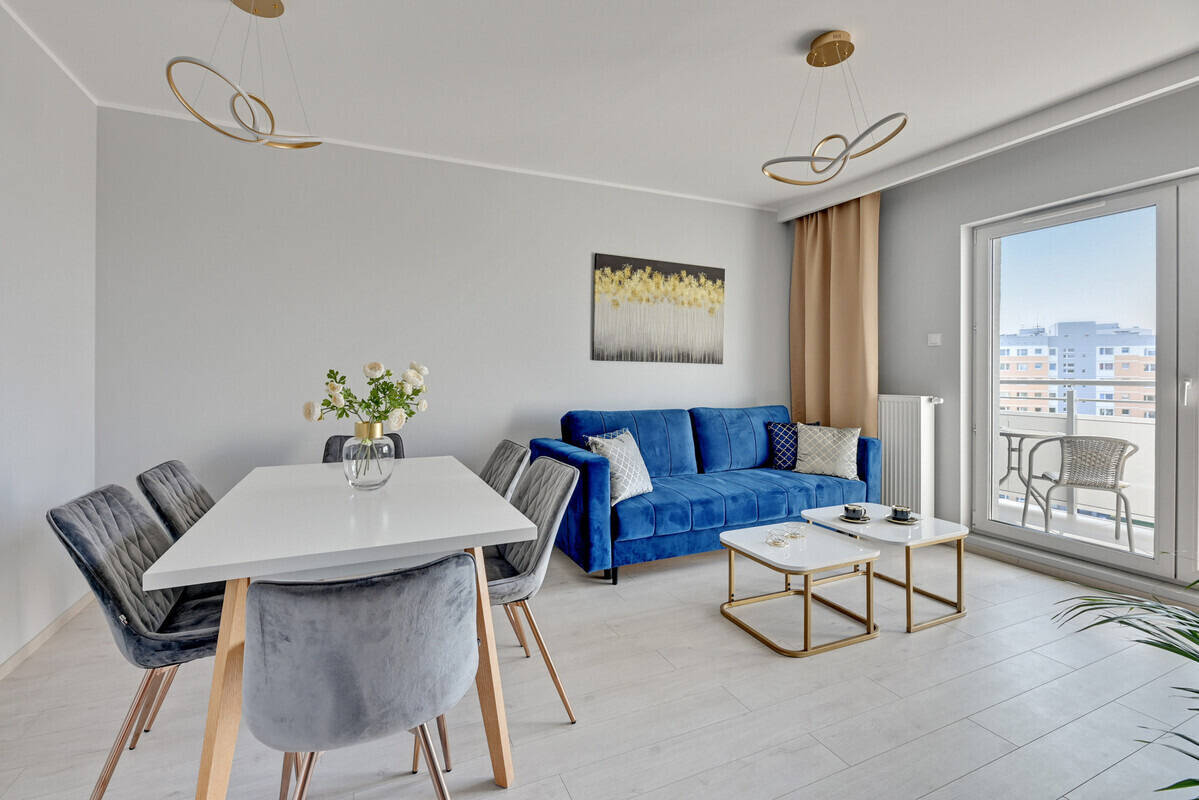 Elbląg Nowoczesne i słoneczne 2-pokojowe mieszkanie na wynajem | Elbląg | balkon | nowe budownictwo