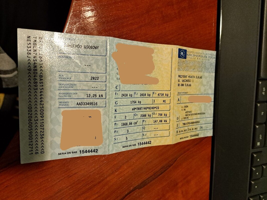 Elbląg SPRZEDAM skoda Kodiak 2022 maj, suv 4x4 diesel, automat