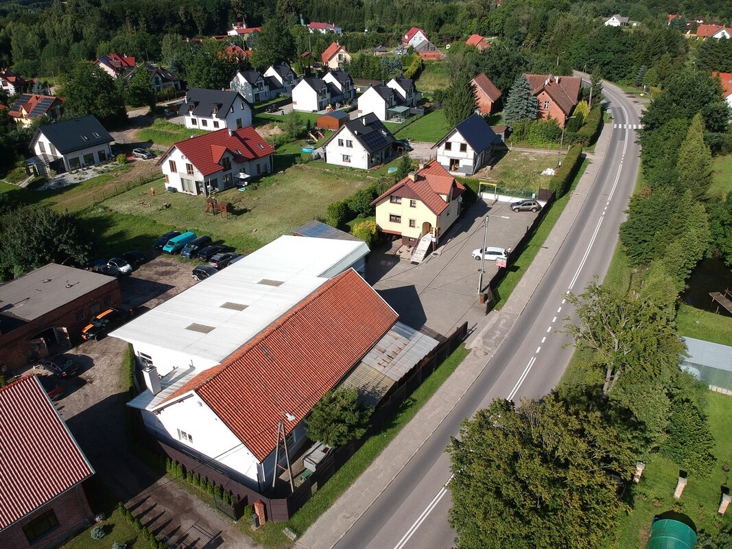 Elbląg SZULC & SZULC BIURO NIERUCHOMOŚCI NA SPRZEDAŻDOM Z HALĄ MAGAZYNOWĄ - Elbląg (Dąbrowa) ul. Królewiecka