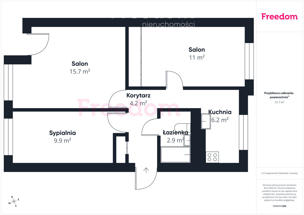 Elbląg FREEDOM NIERUCHOMOŚCISprzedam mieszkanie - Nowy dwór gdański, gen. Władysława Sikorskiego. Na sprzedaż
