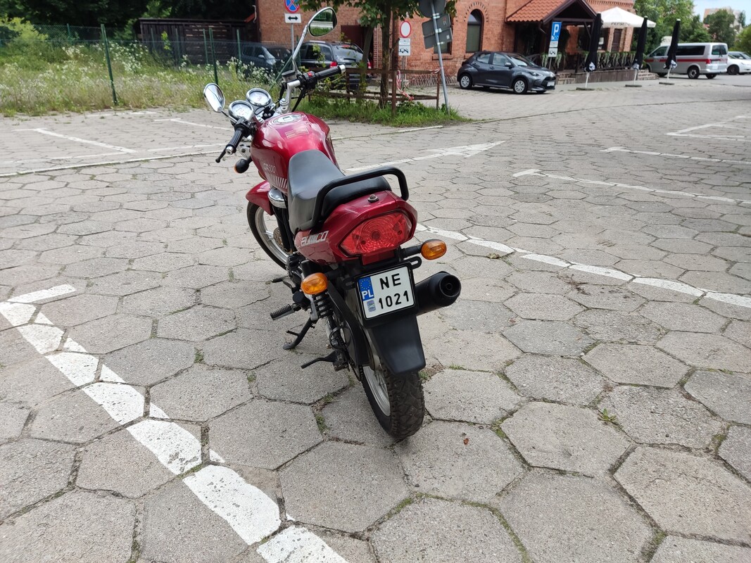 Elbląg Świeże Opłaty, Sprawny.. Motorower-Yamasaki 50,rok 2010,zarejestrowany na 50cm -nowy silnik 125cm, nowy wydech-