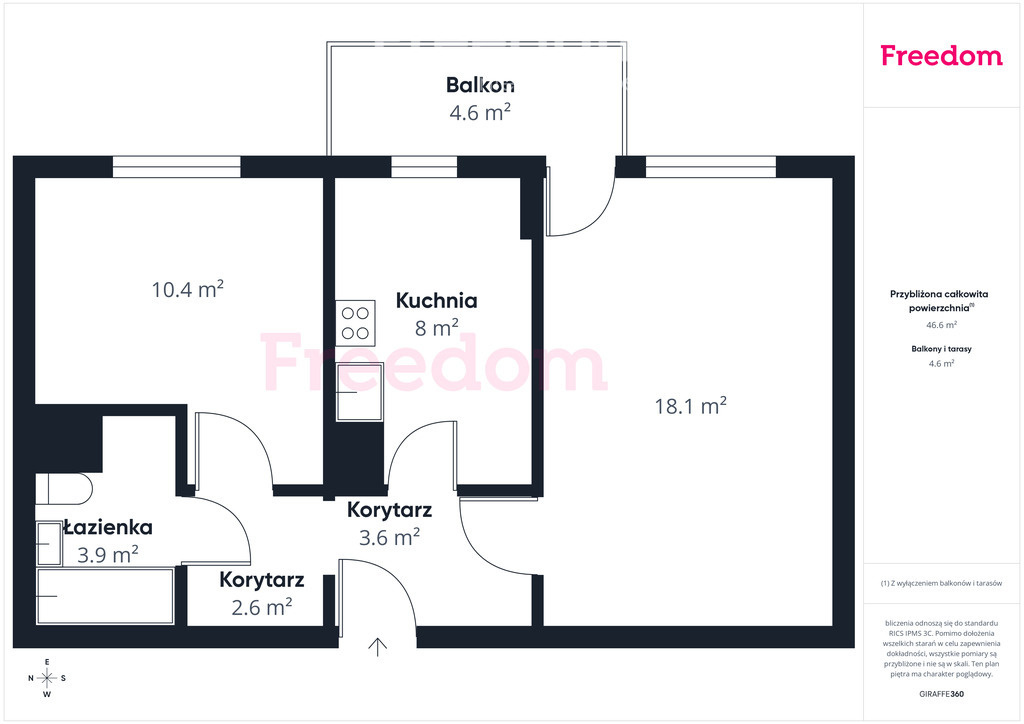 Elbląg FREEDOM NIERUCHOMOŚCISprzedam mieszkanie - Elbląg, Ogólna. Mieszkanie składa się z dwóch pokoi, kuchni,