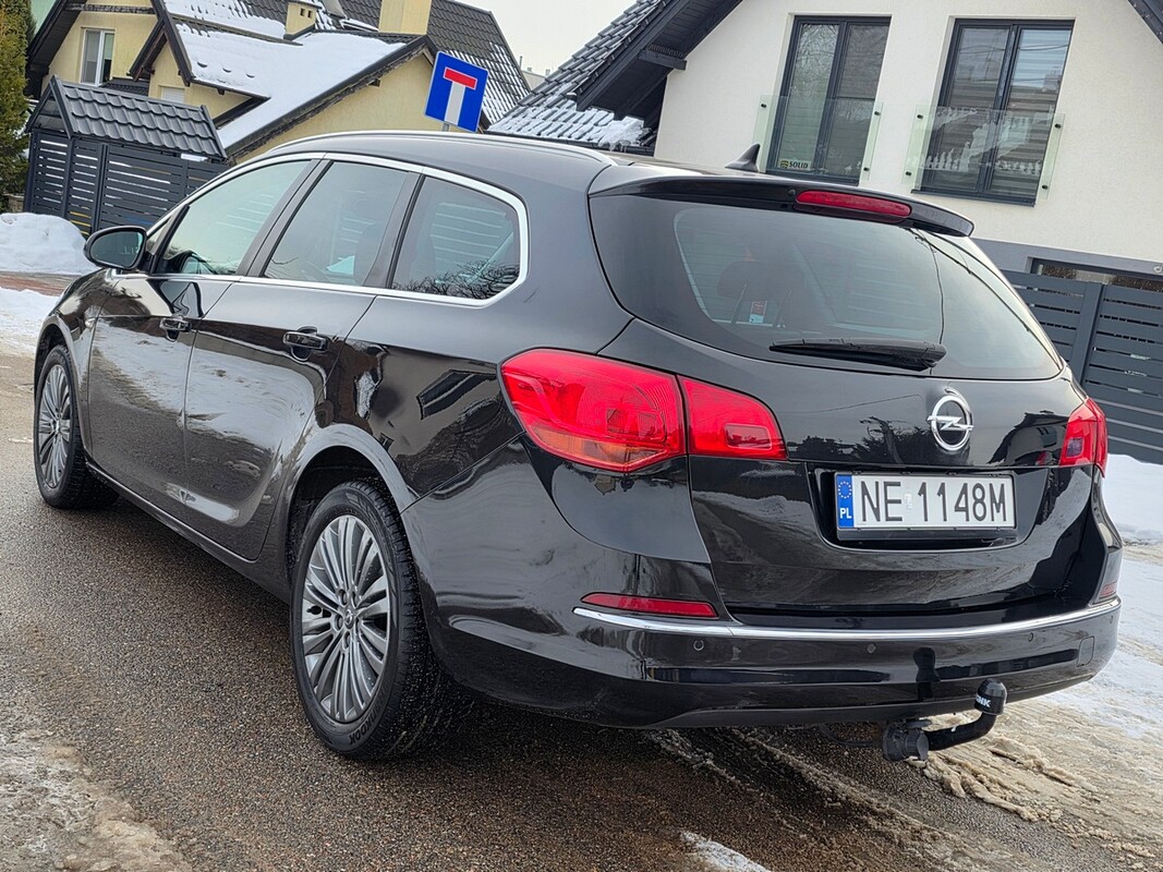 Elbląg Opel Astra J Po Liftingu1.4T Benz + GAZ SEKWENCJA-Klimatronic-Półskóry-Alu-NaviSuper StanZarejestrowany w