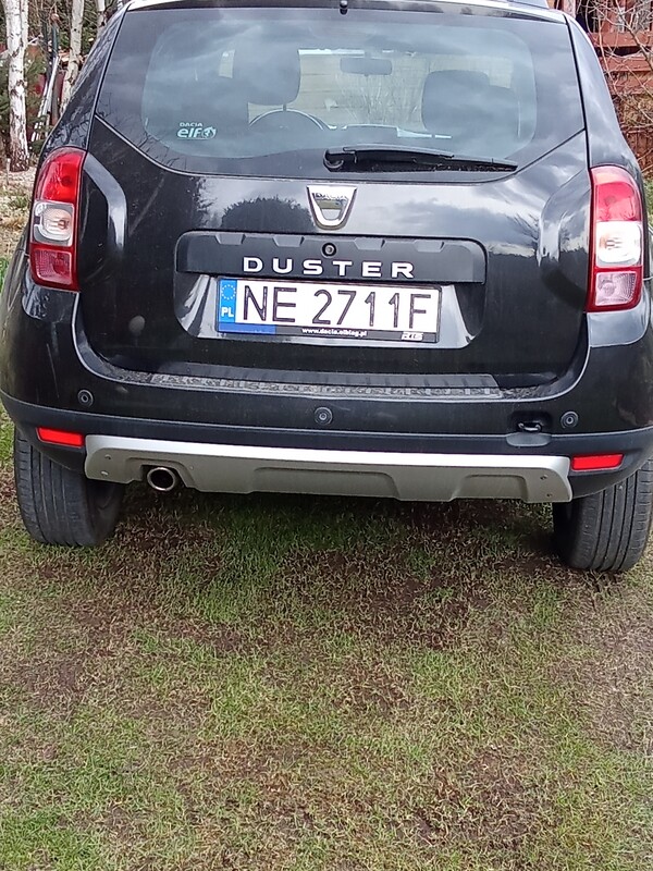 Elbląg Sprzedam: zadbana Dacia Duster SUV w kolorze czarnym, r. prod.2014,benzyna + LPG. Model Dacia Duster 13-Duster
