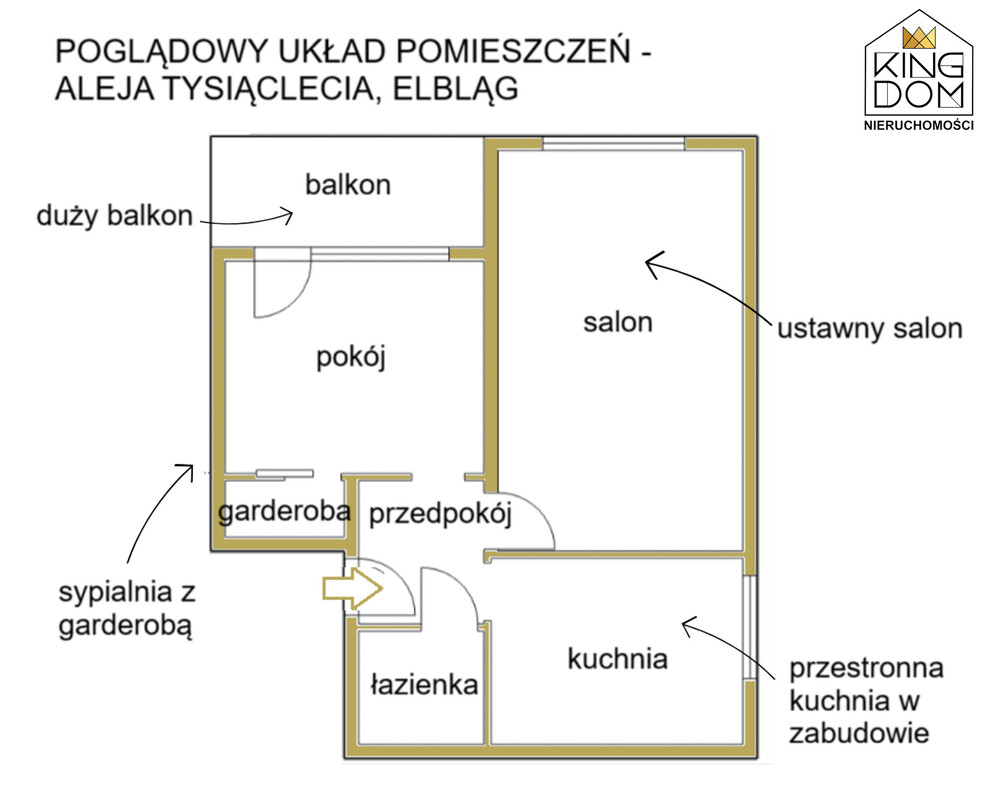 Elbląg 👑🏠 KINGDOM 🏠👑NIERUCHOMOŚCI BLISKO CIEBIE KOMFORTOWE