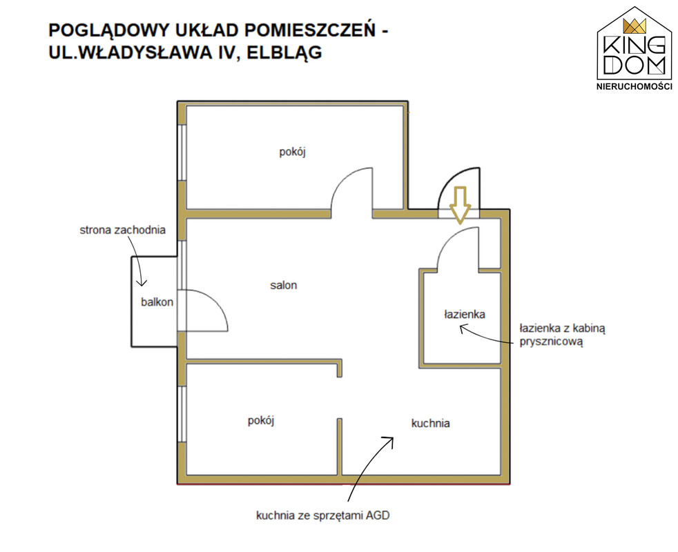 Elbląg 👑🏠 KINGDOM 🏠👑NIERUCHOMOŚCI BLISKO CIEBIE NOWOCZEŚNIE