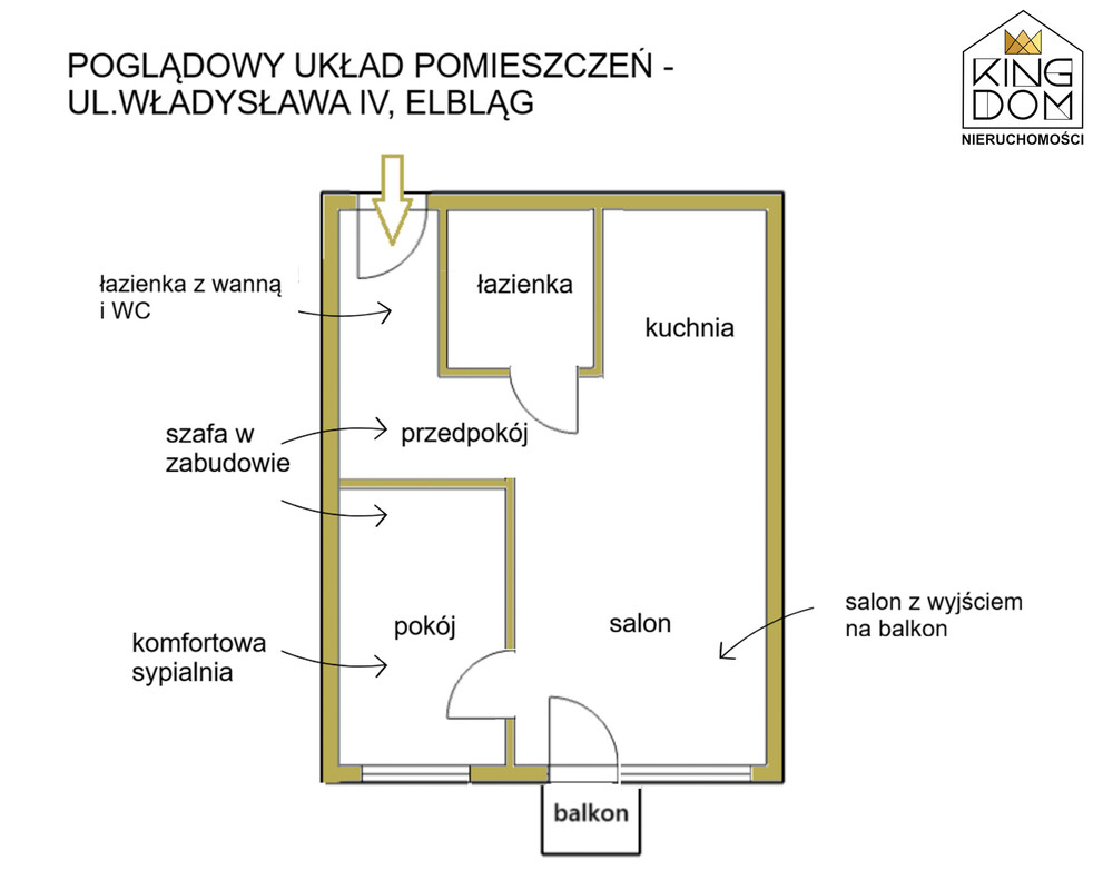 Elbląg 👑🏠 KINGDOM 🏠👑NIERUCHOMOŚCI BLISKO CIEBIE KOMFORTOWE