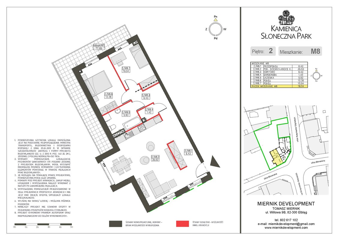 Elbląg   AMERICAN HOMEBIURO NIERUCHOMOŚCIKAMIENICA SŁONECZNA PARK 78,04 m2 3 POKOJETO MY SPRZEDAJEMYNIERUCHOMOŚCI