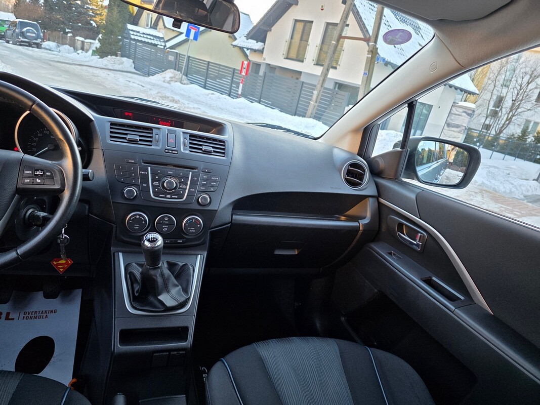 Elbląg Mazda 5 po liftinguRok 2010Silnik 1.8Benz-7Foteli Kamery Klimatronic Grzane fotele Super