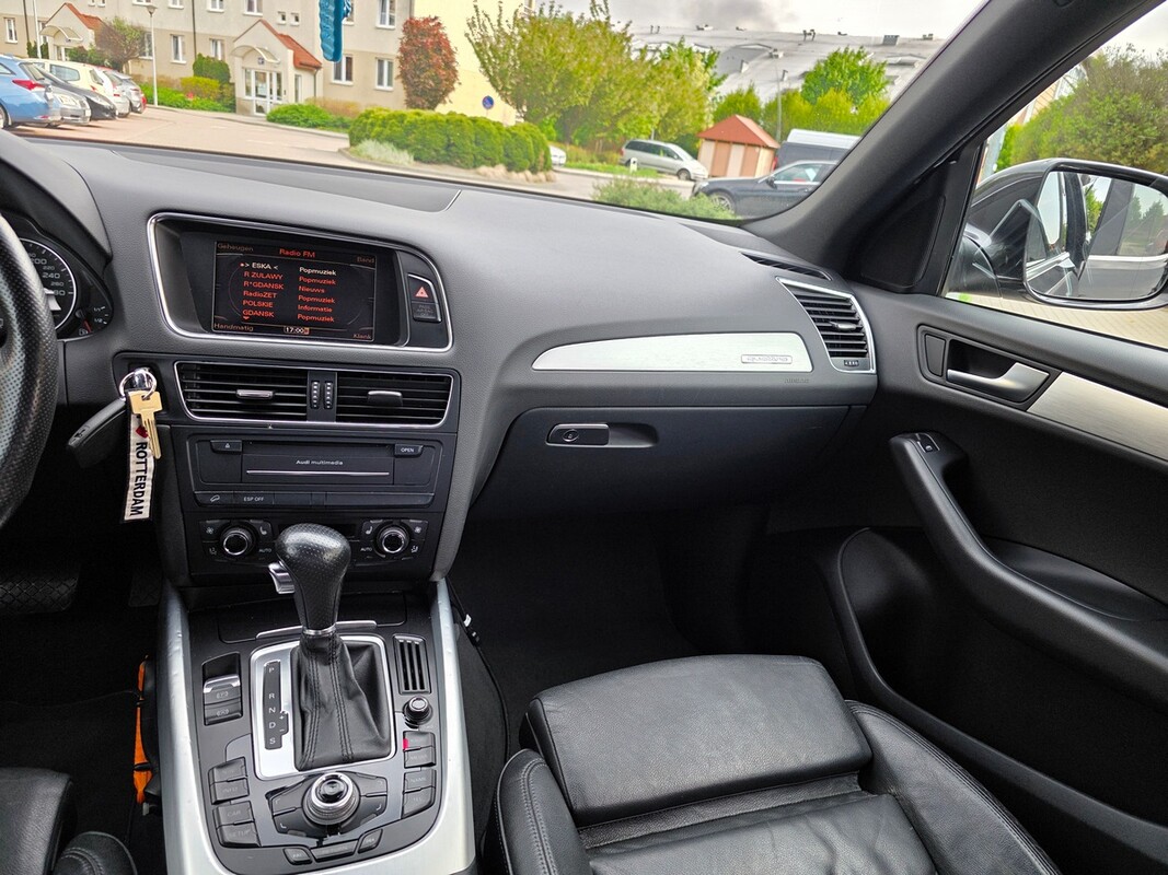 Elbląg Audi Q5 Pełny SlineSilnik :BenzynaAutomat Napęd Quattro 4x4Ledy Bi-xenon Sportsize SkóryZarejestrowany!