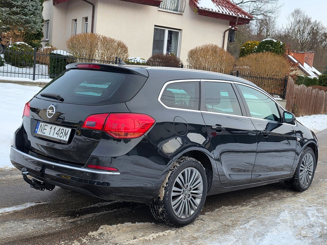 Elbląg Opel Astra J Po Liftingu1.4T Benz + GAZ SEKWENCJA-Klimatronic-Półskóry-Alu-NaviSuper StanZarejestrowany w