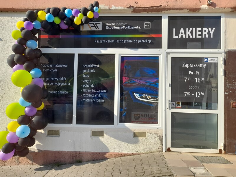 Elbląg PERFECT AUTO COLOR! ZAPRASZAMY!MIESZALNIA LAKIERÓW SAMOCHODOWYCH I PRZEMYSŁOWYCH. DeBeer, Valspar, ProsprayFARBY