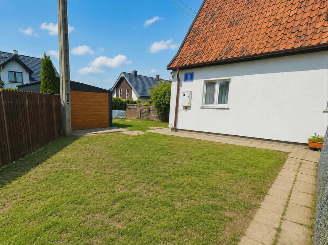 Elbląg Parter z dwoma ogrodami i garażem | 65,5 m² | Centrum Elbląga | ul. Suwalska