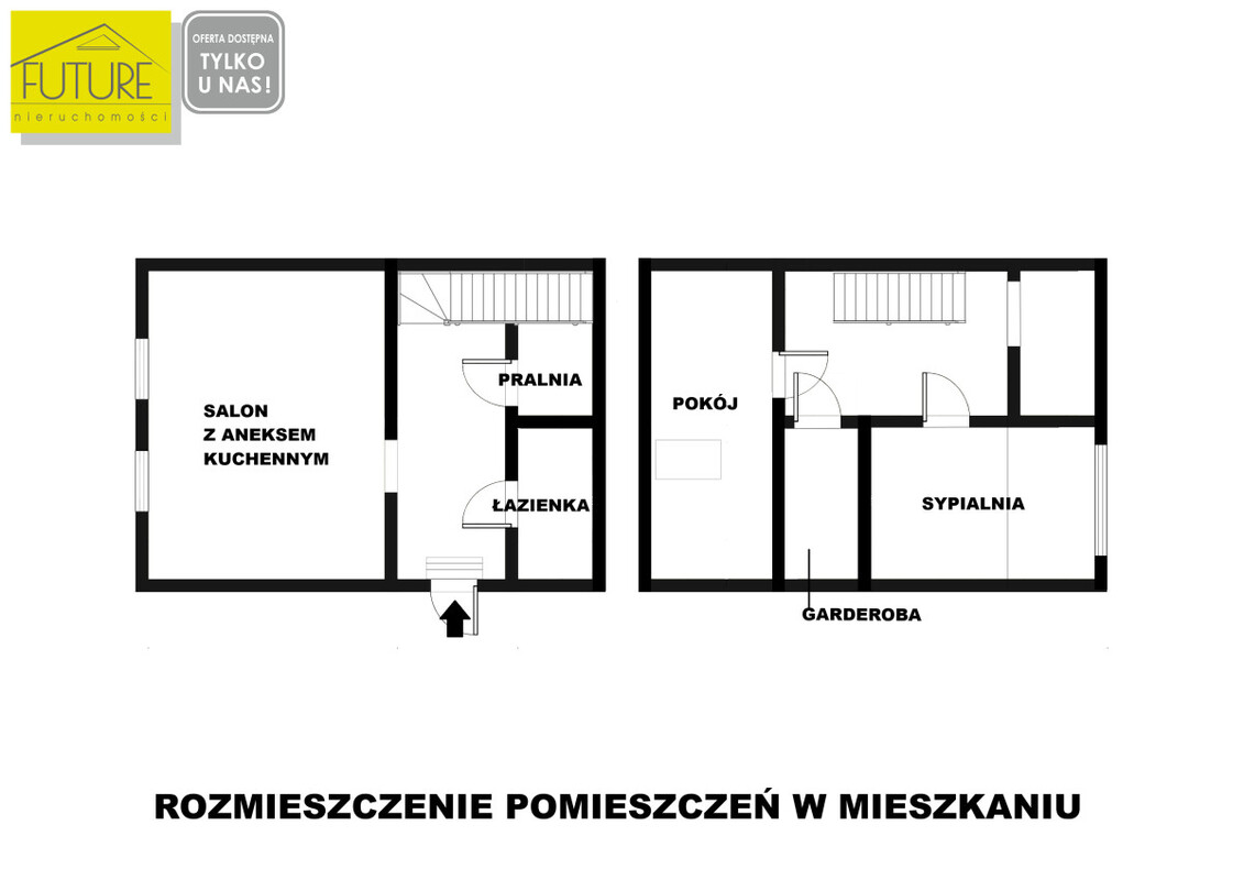Elbląg FUTURE NIERUCHOMOŚCISprzedam mieszkanie - Elbląg, Polna. DWUPOZIOMOWE MIESZKANIE PO KAPITALNYM REMONCIE UL.