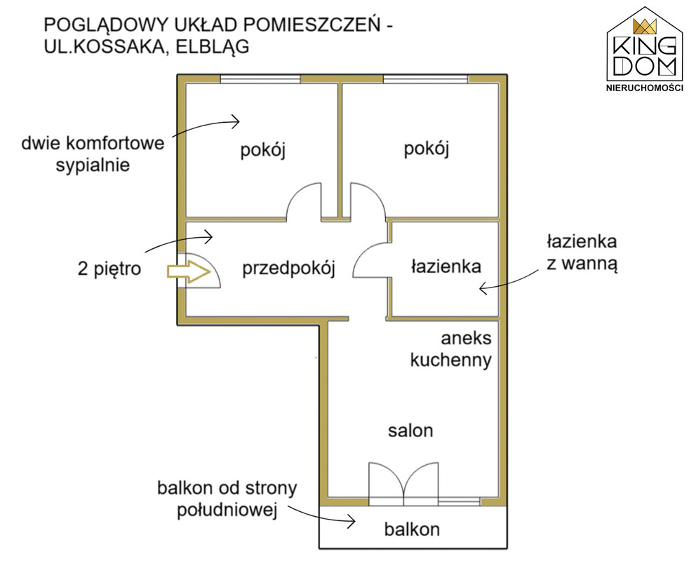 Elbląg 👑🏠 KINGDOM 🏠👑NIERUCHOMOŚCI BLISKO CIEBIE NA WYNAJEM