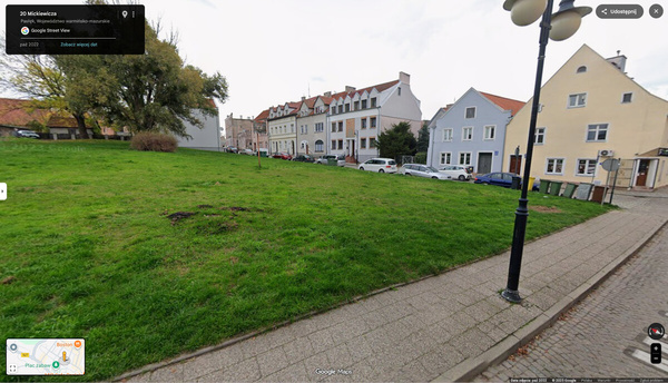 Elbląg Działka 1159 m² na sprzedaż – ul. Apteczna, Pasłęk (stare miasto, media, MPZP: dom/usługi/mieszkania)
