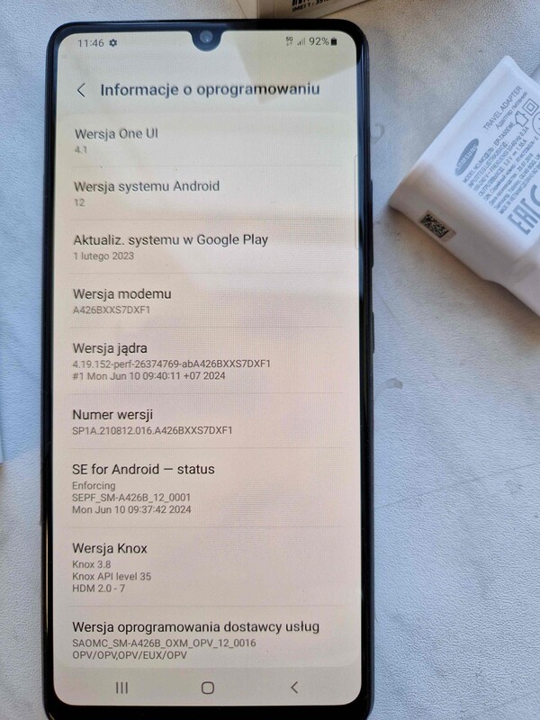 Elbląg Sprzedam telefon Samsung Galaxy A42 5G w stanie idealnym. W komplecie dołączona jest oryginalna ładowarka