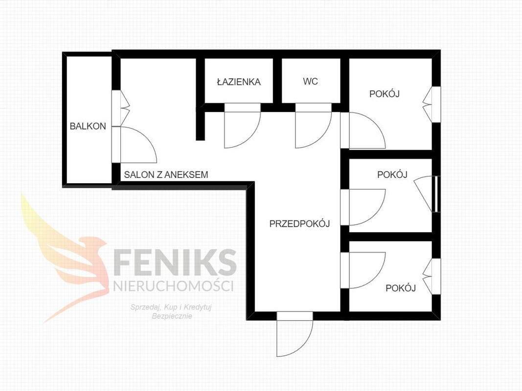 Elbląg FENIKS NIERUCHOMOŚCIPOLECA:MIESZKANIE 4 POKOJOWE UL. KASPRZAKACENA 519.000 ZŁ POWIERZCHNIA 59,5 M23 ODRĘBNE