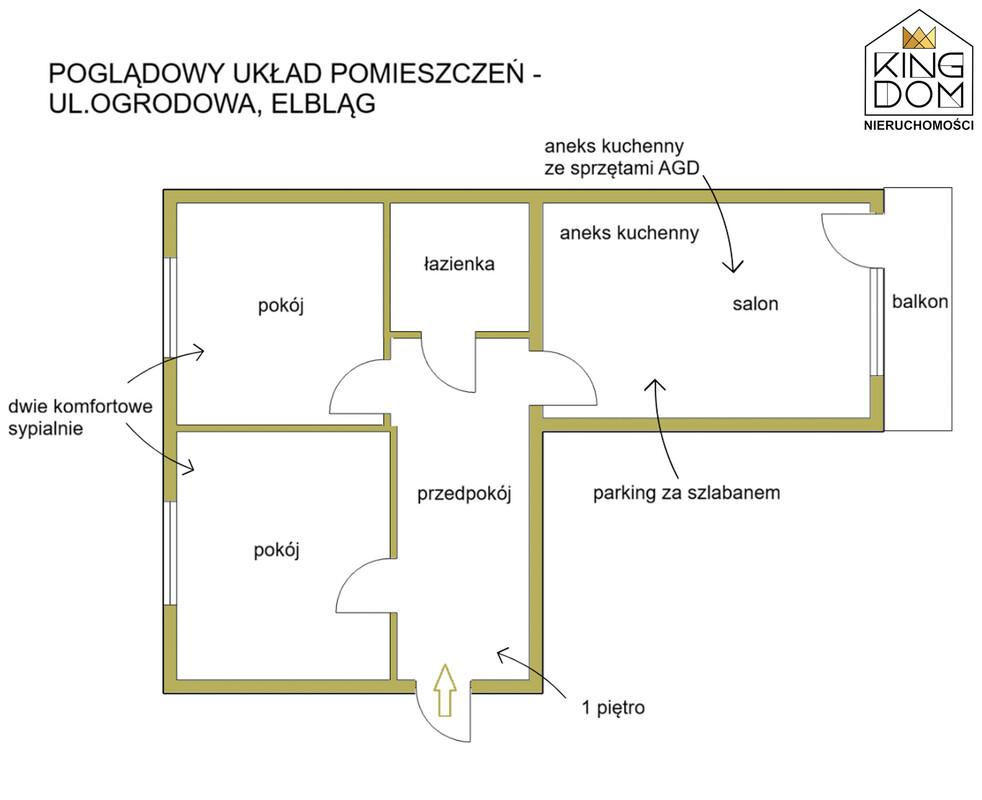 Elbląg 👑🏠 KINGDOM 🏠👑NIERUCHOMOŚCI BLISKO CIEBIE NA