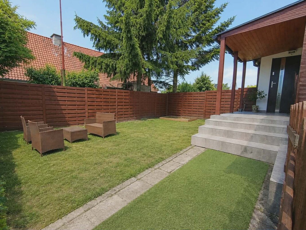 Elbląg Parter z dwoma ogrodami i garażem | 65,5 m² | Centrum Elbląga | ul. Suwalska