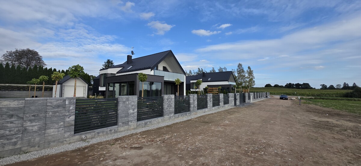 Elbląg Nowoczesny dom z ogrodem zimowym – Nowina, 5 km od Elbląga Na sprzedaż: Komfortowy dom 220 m² z