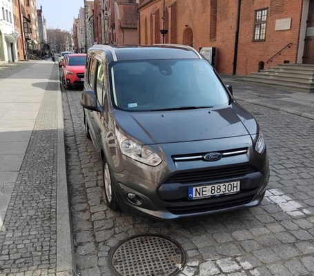 Elbląg Sprzedam Ford Tourneo Connect 2017r, salon PL, IIwł. bezwypadkowy !
