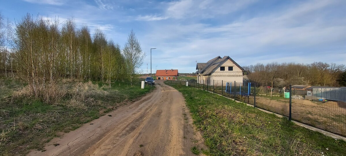 Elbląg Oferuję dom w stanie surowym w Małdytach według projektu o nazwie AJAKS BIS G2.Film z drona :