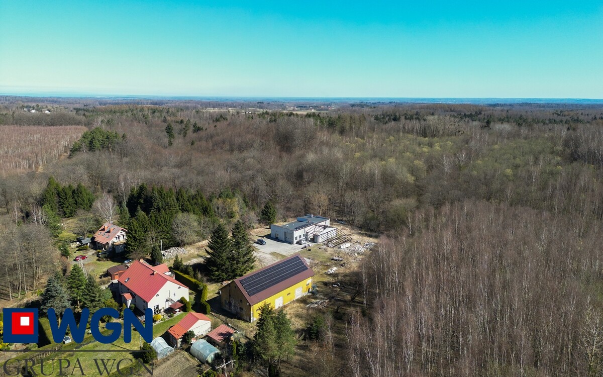 Elbląg Na sprzedaż nieruchomość z dużym potencjałem inwestycyjnym – działka 6131 m² z zabudową w