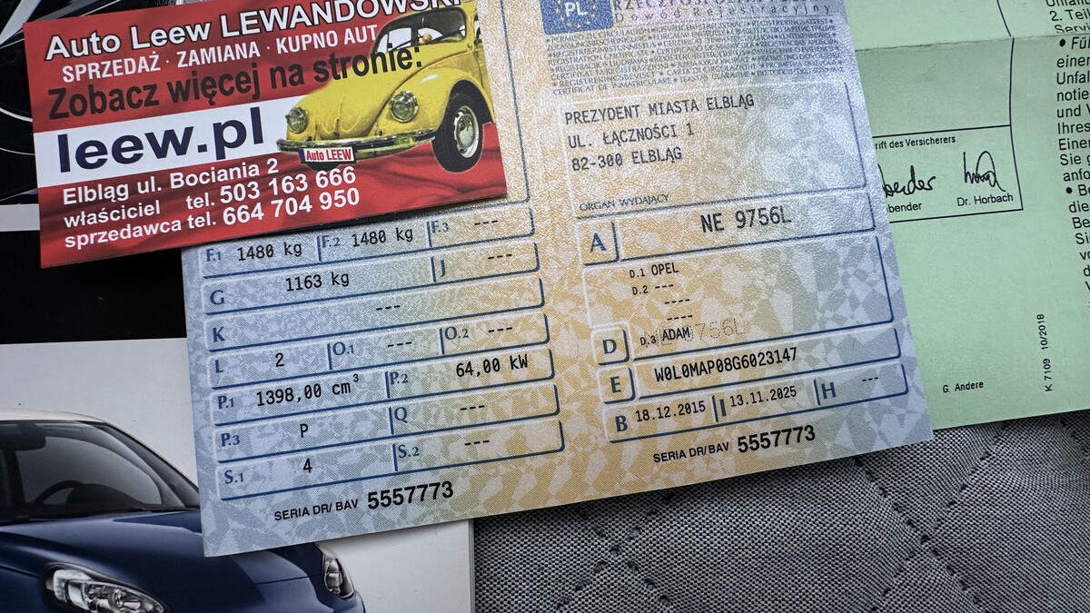 Elbląg Auto Leew LEWANDOWSKI Kupujemy i Sprzedajemy tylko dobre auta Za auta z Polskiego Salonu Płacimy Najwięcej OPEL