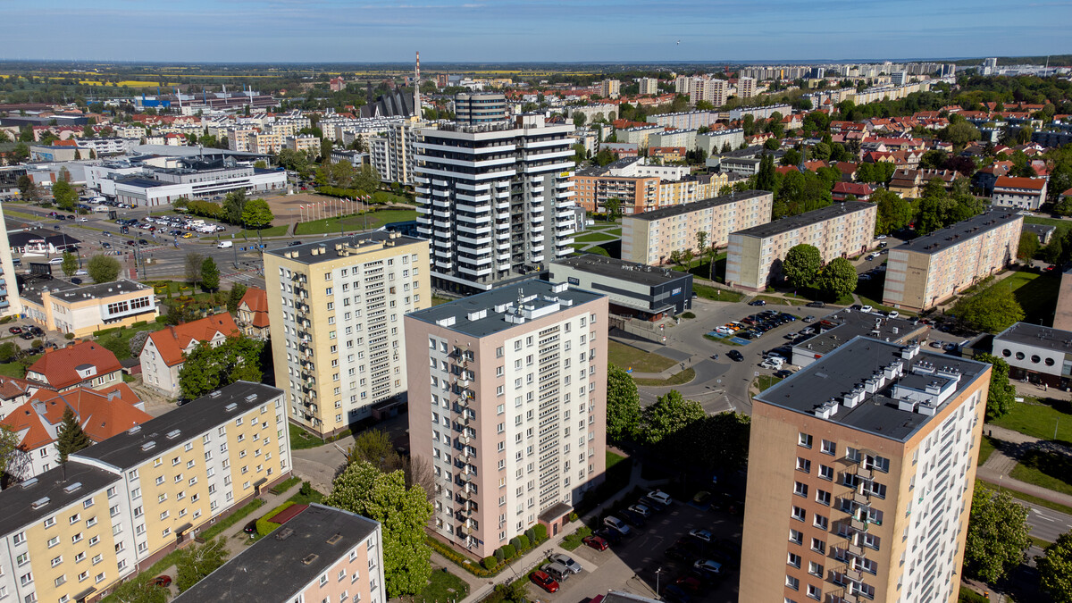 Elbląg MIESZKANIE NA SPRZEDAŻ | CENTRUM ELBLĄGA | 38 M² | 2 POKOJE | 10.PIĘTRO | BALKON | PARKINGMieszkanie po