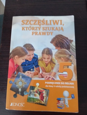 Elbląg Sprzedam książkę do religii, klasa 5,wydawnictwo JEDNOŚĆ.