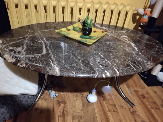 Elbląg Witam mam do sprzedania stolik marmur  dl80 szer 60 na stalowych nogach