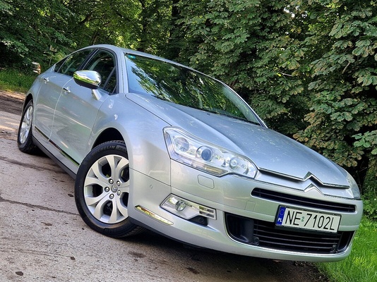 Elbląg Citroen C5  EXCLUSIVE+2.0Benz 140KM AUTOMATXenon-Pamieci foteli- El. foteli-Chrom-Navi  -PEŁNA