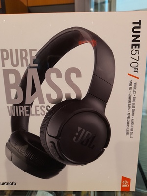 Elbląg Sprzedam okazyjnie Nowe słuchawki JBL Tune 570BT Czarne. 
Produkt nowy w kartoniku, fabrycznie zaplombowany