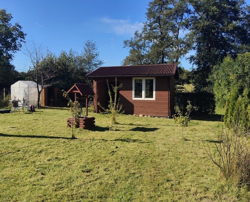 Elbląg Duża działka na Bielanach, rod Spółdzielca, 500m. Prąd, woda. Ogrodzenie z brama wjazdowa na auto. Sprzedam z